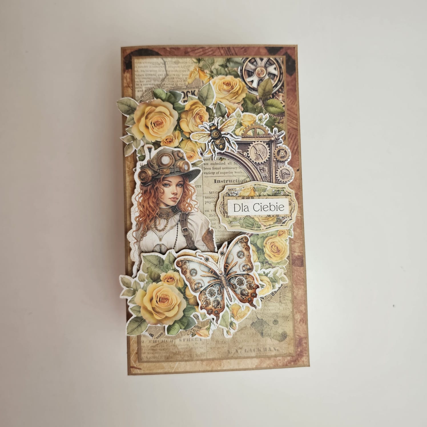 Steampunkowa kartka dla kobiety z charakterem - obrazek 10